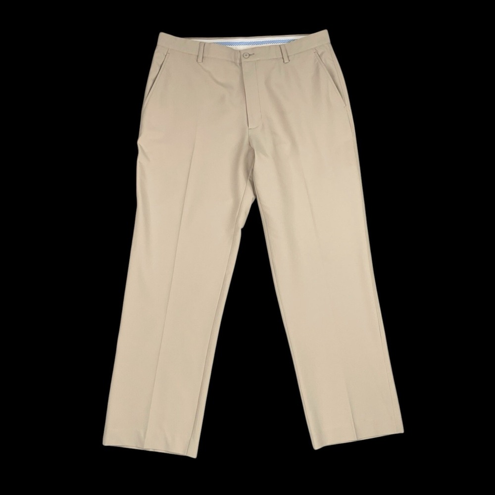 Foot Joy Pants Mens 38x32 Beige Performance Golf Vista Quick Dry 1009440